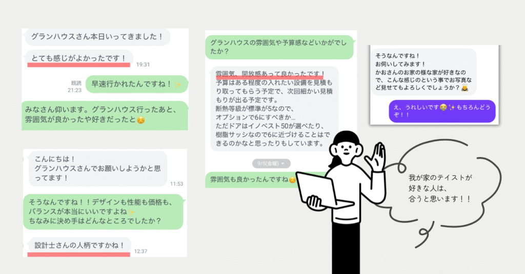 グランハウスの紹介制度、クチコミ